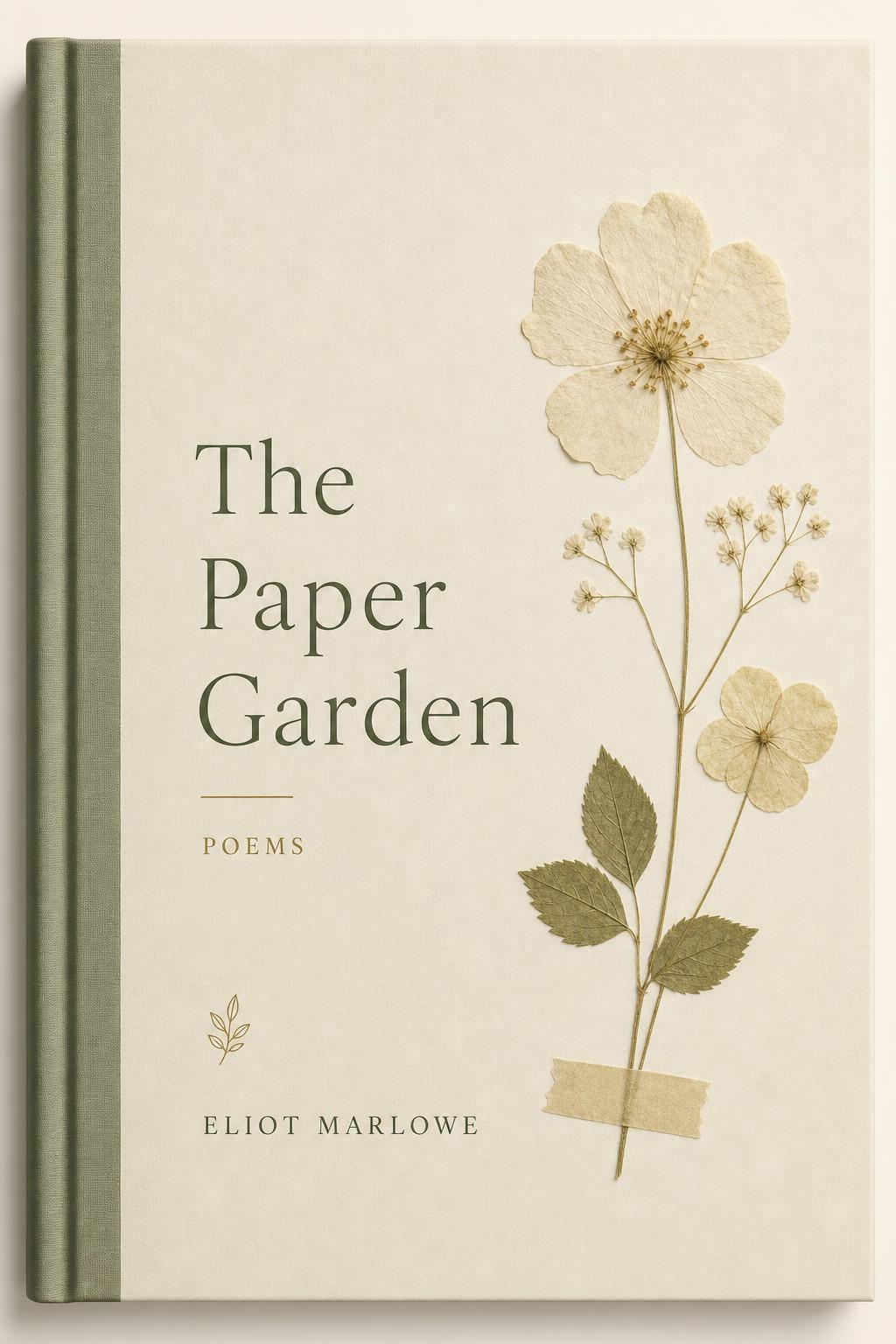 Book cover for The Paper Garden by Eliot Marlowe